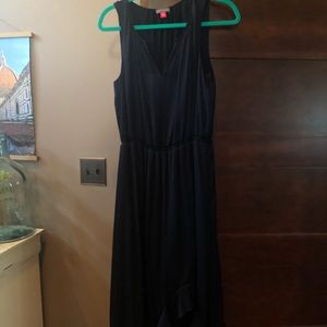 Vince Camuto high low navy dress Medium